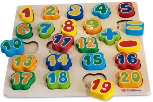 Fa számok és jelek Numbers Eichhorn 23 darabos 12 hó-tól Baba játék webáruház - játék rendelés online