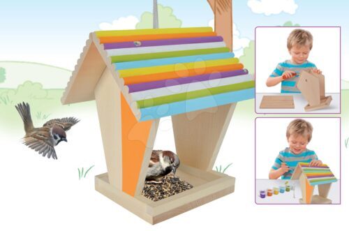 Fa madáretető Outdoor Feeding House Eichhorn Rakd össze és fesd ki - ecsettel és festékekkel 6 évtől Baba játék webáruház - játék rendelés online