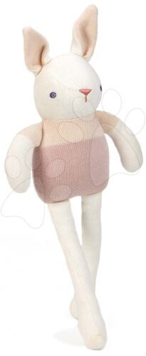 Rongybaba nyuszi Baby Threads Cream Bunny ThreadBear 35 cm krémszinű pihe-puha pamutból 0 hó-tól Baba játék webáruház - játék rendelés online