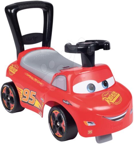 Bébitaxi és járássegítő Cars Auto Ride-On Disney Smoby háttámlával és tárolóhellyel 10 hó Baba játék webáruház - játék rendelés online