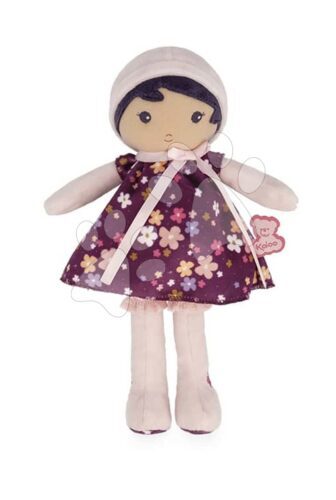 Rongybaba kisbabáknak Violette Doll Tendresse Kaloo 25 cm lila ruhácskában puha textilből 0 hó-tól Baba játék webáruház - játék rendelés online