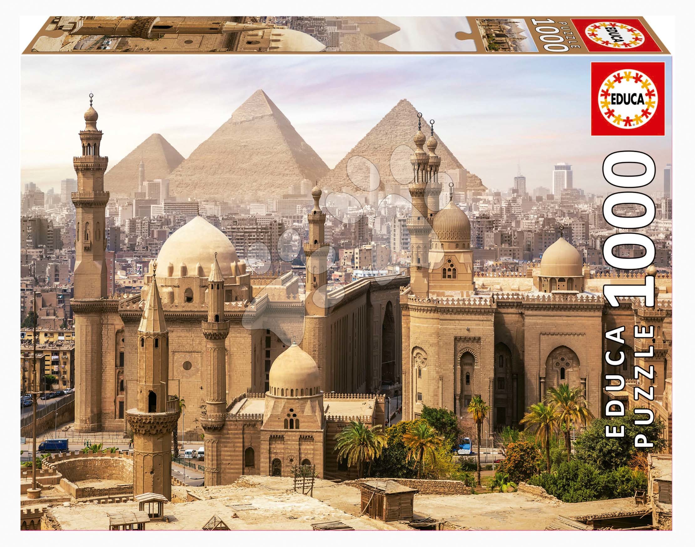 Puzzle Cairo Egypt Educa 1000 darabos és Fix ragasztó Baba játék webáruház - játék rendelés online