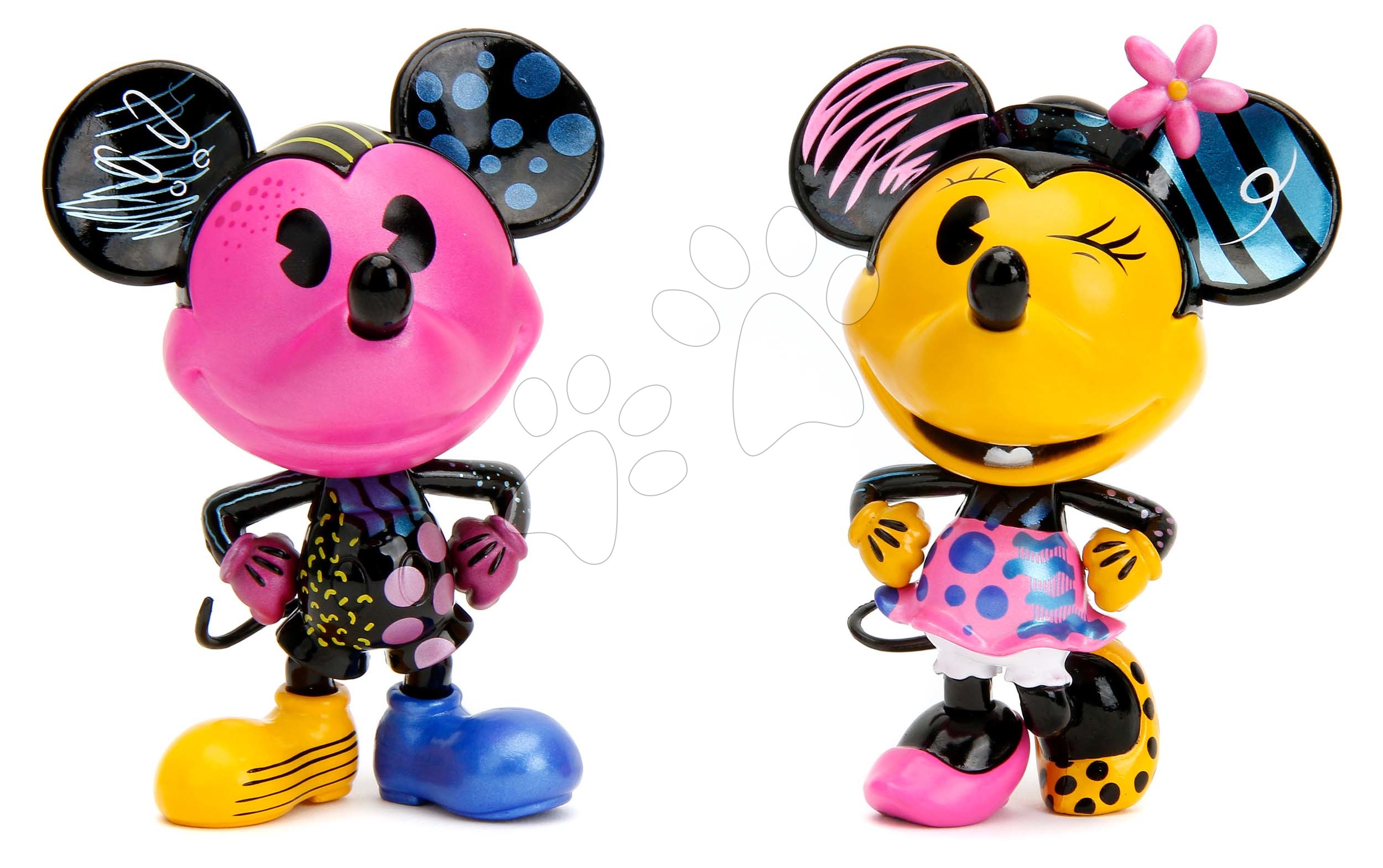 Figurák gyűjtői darabok Mickey és Minnie Designer Jada fém 2 drb magasságuk 10 cm Baba játék webáruház - játék rendelés online