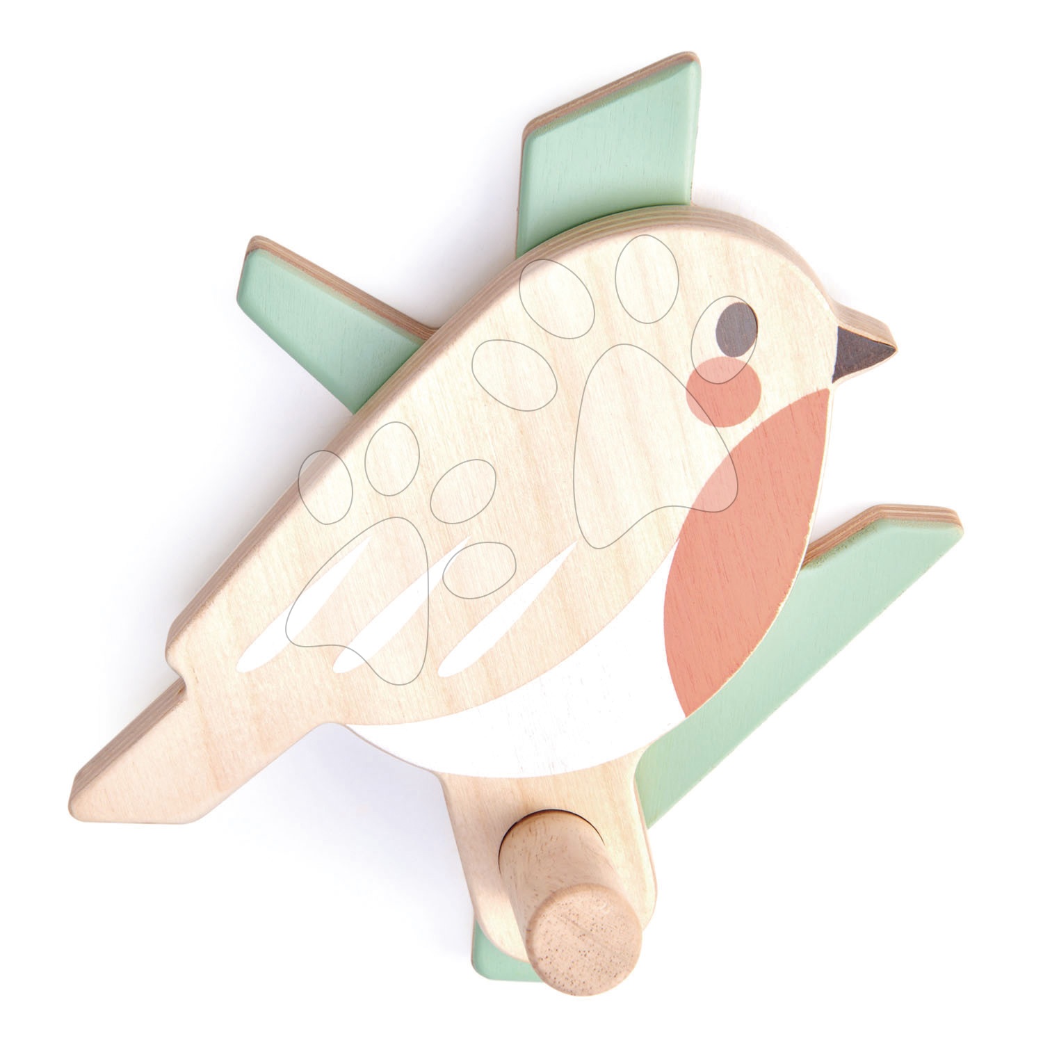 Fa ruhaakasztó gyerekeknek Forest Coat hook Tender Leaf Toys madárka az ágon Baba játék webáruház - játék rendelés online