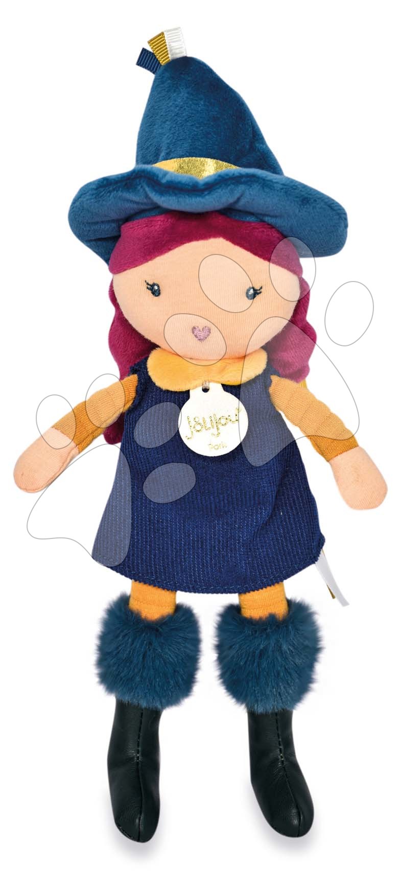 Rongybaba boszorkány Nice Witches Jolijou 24 cm kalappal puha textilanyagból 3 különböző modell 5 évtől Baba játék webáruház - játék rendelés online